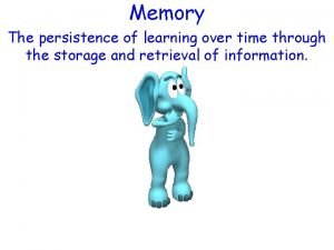 Prospective memory examples