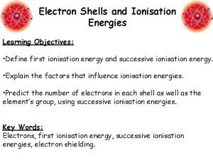Electron shells definition
