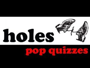 Holes chapter 1-5 quiz