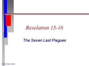 Seven last plagues Seven last plagues