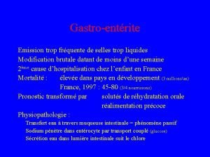 Deshydratation intracellulaire