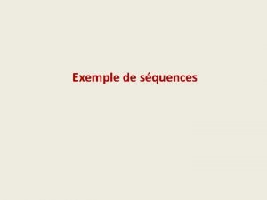 Squences