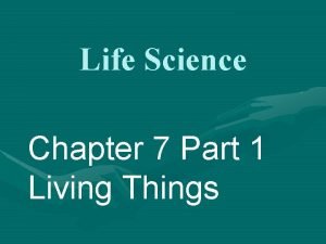 Living thing Living thing