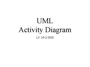 Uml 2 activity diagram