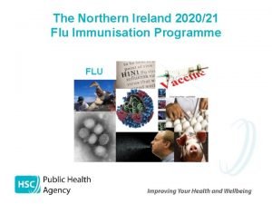 The Northern Ireland 202021 Flu Immunisation Programme Key
