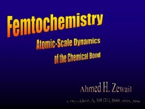 Figure 1 Femtochemistry apparatus typical of early Femtolands