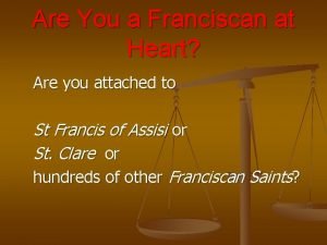 Are You a Franciscan at Heart Are you