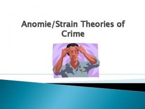 Merton's strain theory