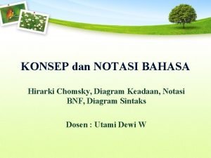 Contoh notasi bnf