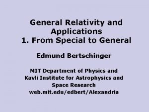 Special relativity summary