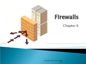 Firewalls Chapter 6 Copyright Pearson PrenticeHall 2009 Orientation