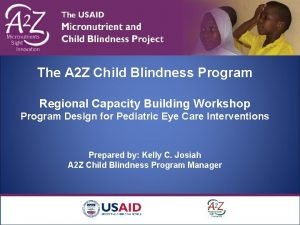 Usaid child blindness program