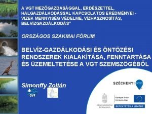 A VGT MEZGAZDASGGAL ERDSZETTEL HALGAZDLKODSSAL KAPCSOLATOS EREDMNYEI VIZEK