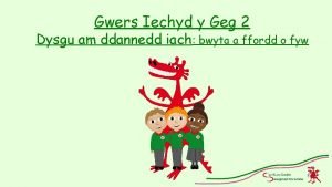 Gwers Iechyd y Geg 2 Dysgu am ddannedd