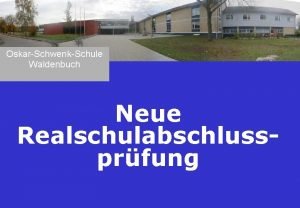 Oskar schwenk schule waldenbuch