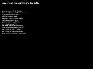Buy Cheap Proscar Online From Uk generic proscar