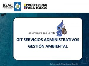 Actividades de gestion ambiental
