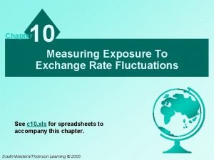 Measuring exposure to exchange rate fluctuations