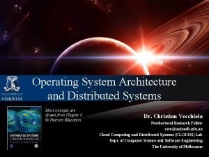 What is operating system architecture