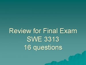 3313 exam questions