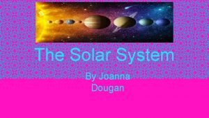 Formation of the solar system comic strip
