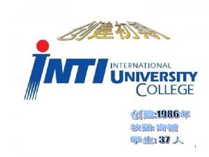 Inti international college penang