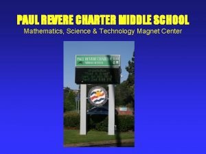 Revere charter middle school