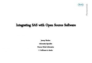 Sas open source integration