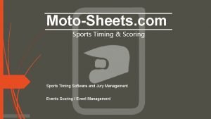 Sports scoring software Sports scoring software