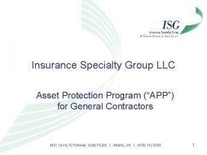Asset protection for general contractors