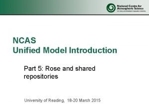 Ncas introduction
