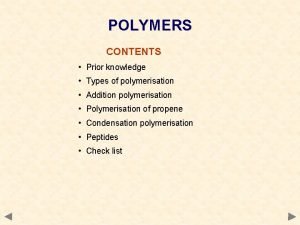 Propene addition polymerisation