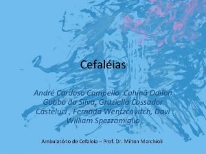 Cefalias