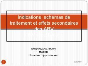 Indications schmas de traitement et effets secondaires des