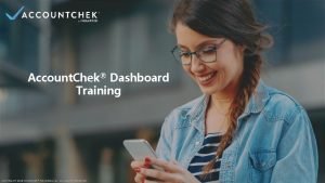 Dashboard Account Chek Dashboard Training COPYRIGHT 2018 FORMFREE