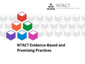 NTACT EvidenceBased and Promising Practices Agenda 1 Power