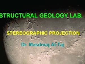Orthographic projection geology
