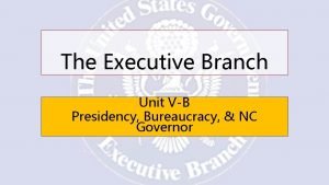 Executive branch hierarchy