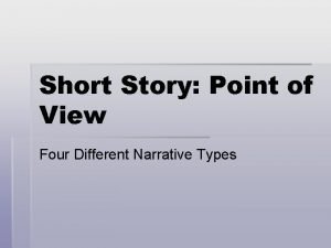 Point of views in a story