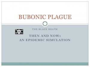 Black plague simulation