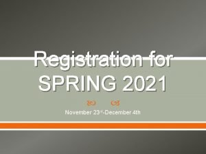 Auca registration spring 2021