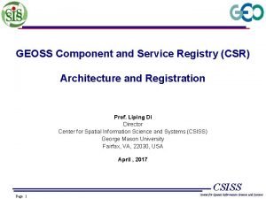 Csr architecture