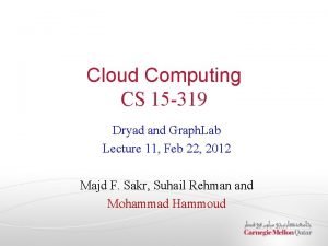 Dryad in cloud computing