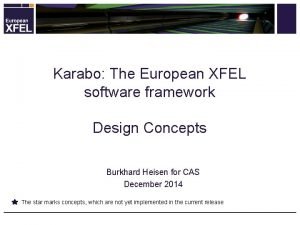 Software framework design