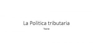 Tassazione