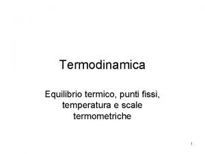 Principio 0 della termodinamica