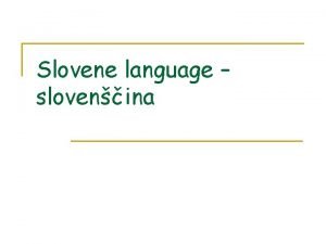 Slovenina