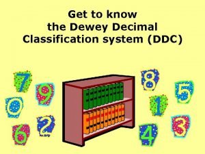 Dewey decimal sustem