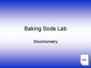 Baking soda stoichiometry lab