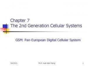 Gsm generation